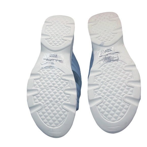 FRENCH CONNECTION River Platform Sandals Size 9 Light Blue Comfort Wedge - Picture 7 of 8